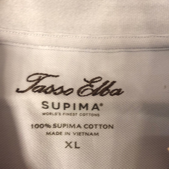 Tasso Elba Mens Cotton Polo Shirt - Picture 8 of 8